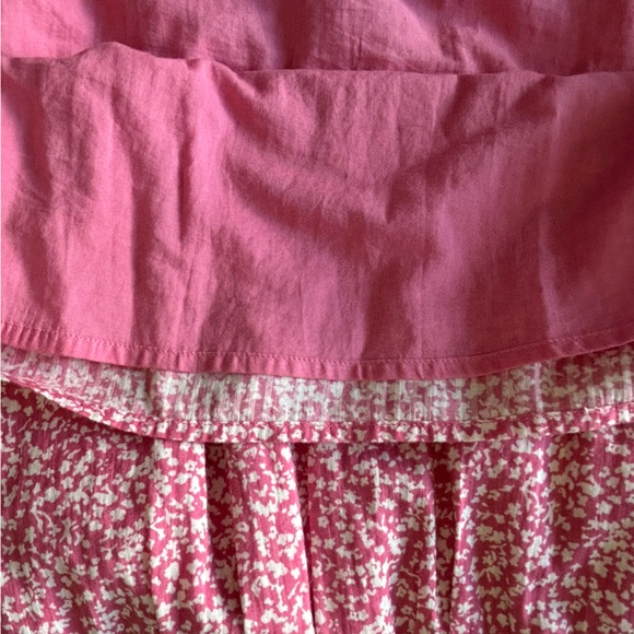 Abercrombie and Fitch dress. Pink/white floral. Size medium. Puff sleeve. Cute! - Picture 10 of 16
